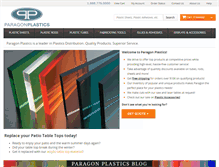 Tablet Screenshot of paragonplastics.us